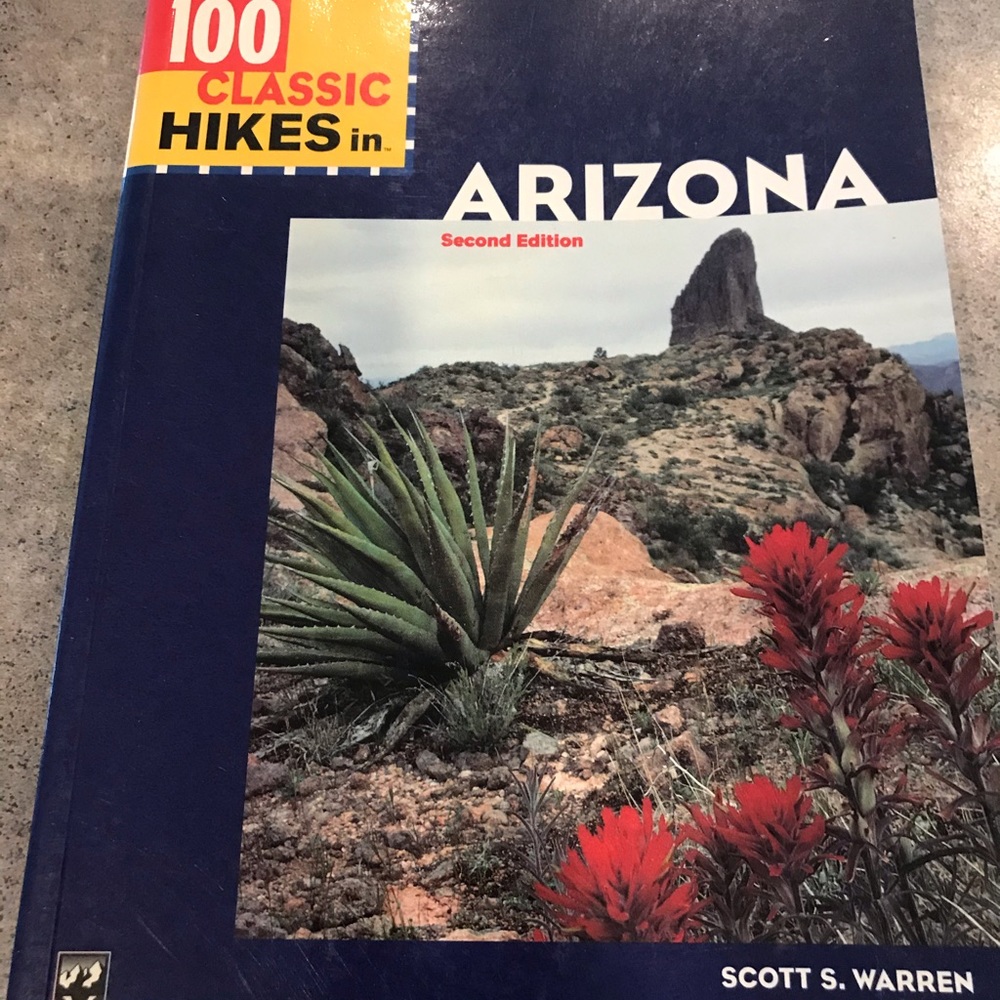 Hiking in Arizona guide book